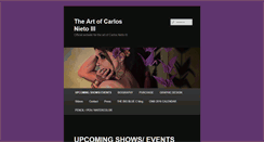 Desktop Screenshot of carlosnietoiiiart.com